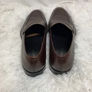 CANALI  Men \'Penny\' Dark Brown Leather Loafers Size US 10 EUR 43 661210-RF01208-510_a_.jpg?v=  main image 4